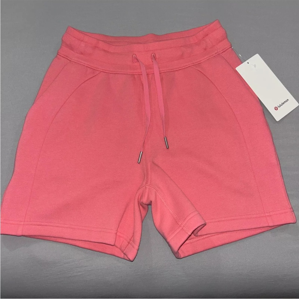 New lululemon scuba high rise 5” shorts women pink